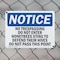 Signmission No Trespassing Do Not Enter Honeybees Sting OSHA Notice Sign, Plastic, 10in W x 7in L, 2PK OS-2PACK-NS-P-710-L-14916 - alternate 2